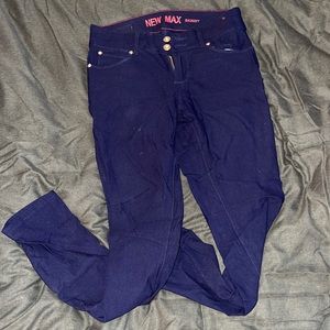 New Max skinny jeggings - navy (8)